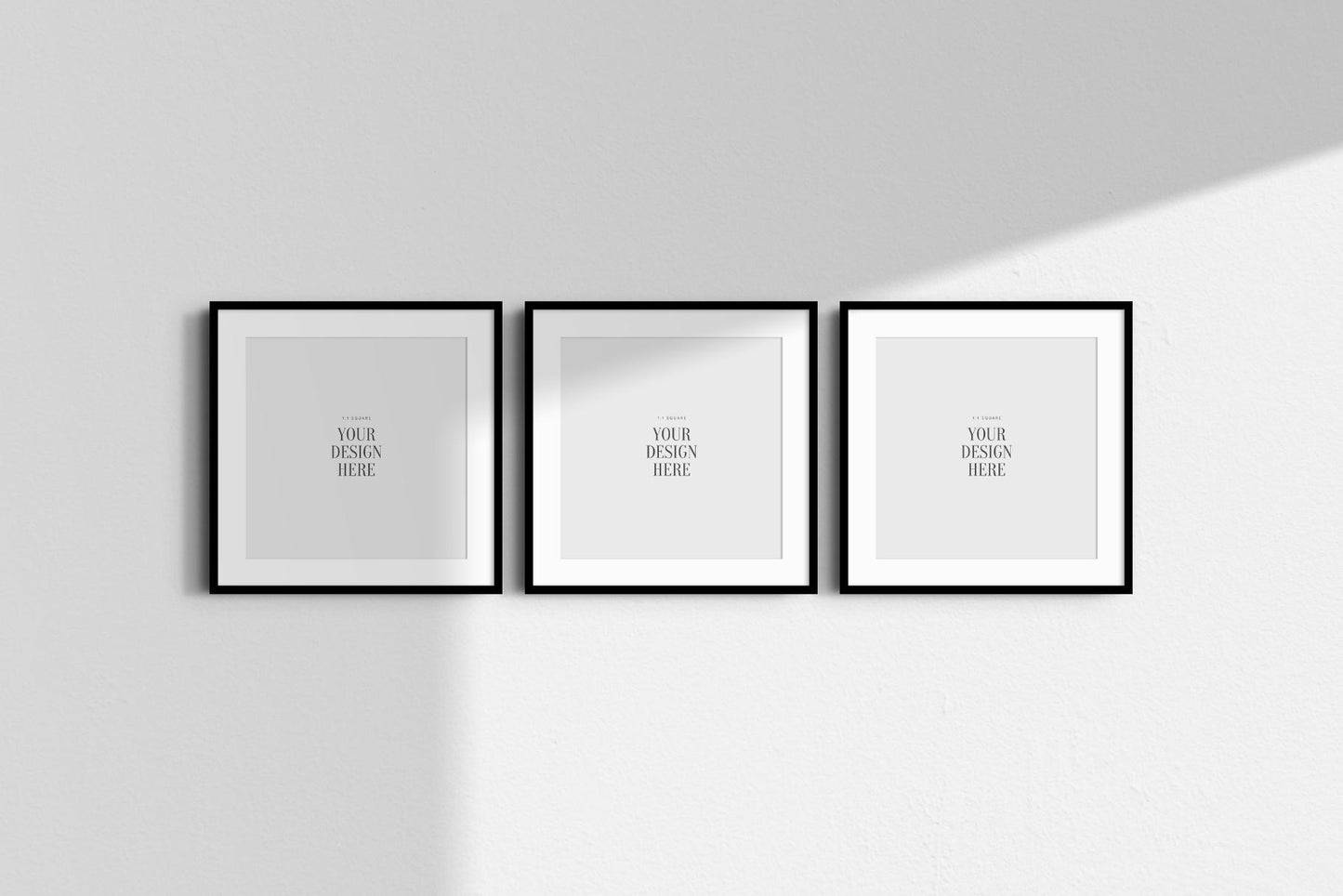 Frame Mockup BUNDLE 1:1 Square Frame Mockup Sets of 6, 4, 3, 2 + 1 Single Frames PSD Gallery Wall Mockups