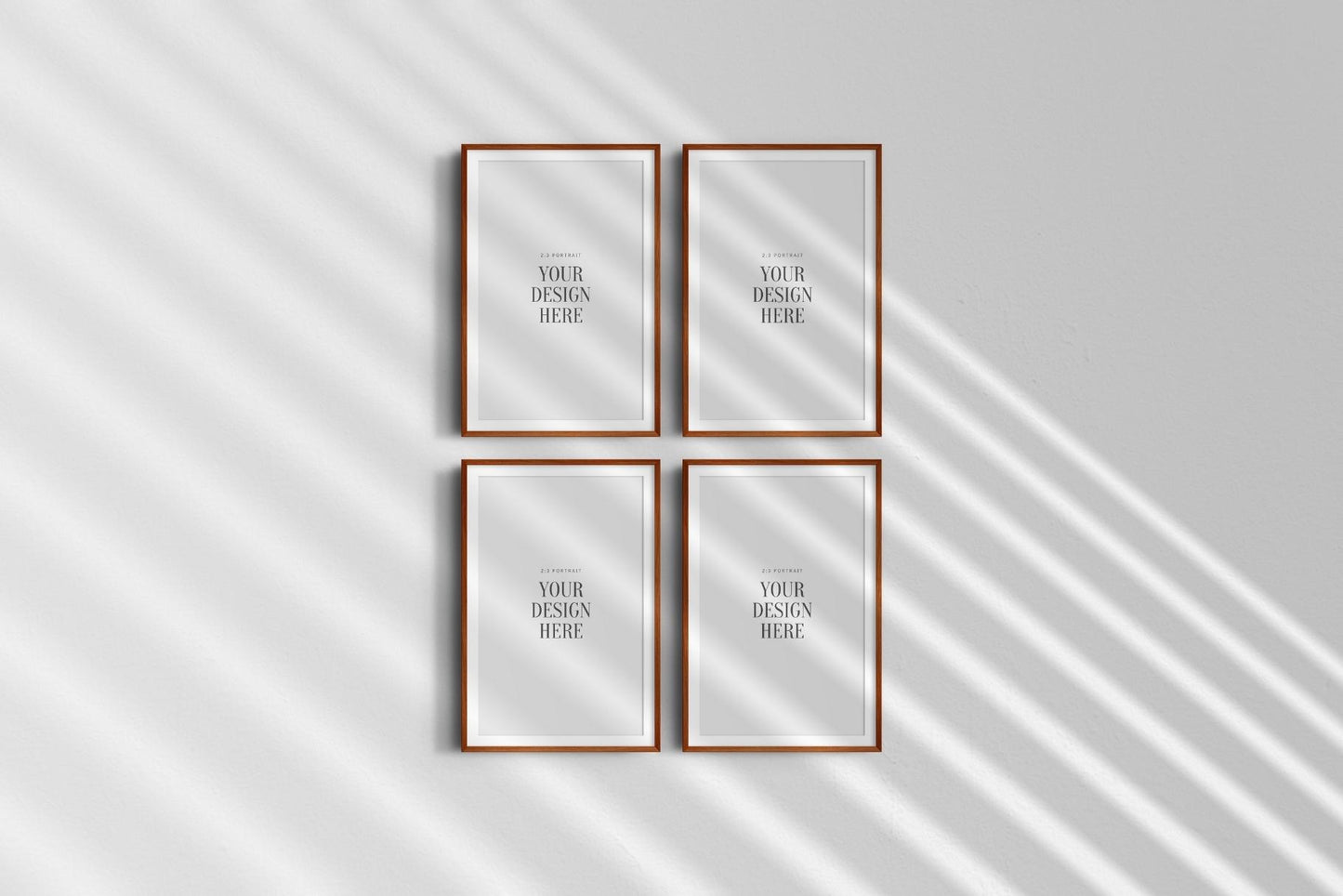 2:3 FRAME MOCKUP BUNDLE | Gallery Wall Mockups | Frame Mockup Sets of 6, 4, 3, 2 + 1 Single Frame | PSD