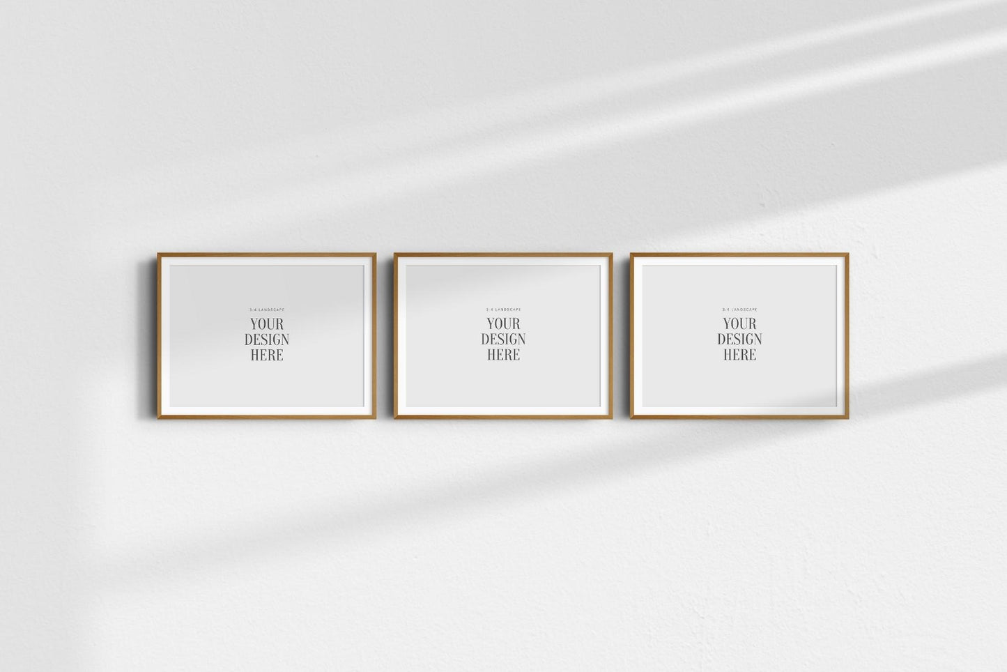 4:3 FRAME MOCKUP BUNDLE 3:4 Landscape | Gallery Wall Mockups | Frame Mockup Sets of 6, 4, 3, 2 + 1 Single Frame | PSD