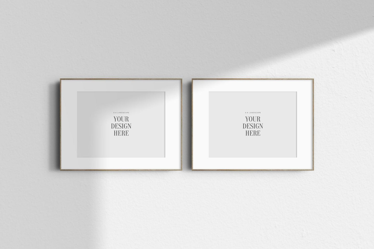 4:3 FRAME MOCKUP BUNDLE 3:4 Landscape | Gallery Wall Mockups | Frame Mockup Sets of 6, 4, 3, 2 + 1 Single Frame | PSD