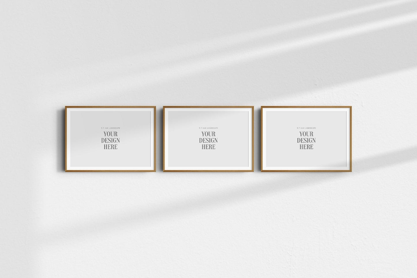 7:5 FRAME MOCKUP BUNDLE A4 5:7 Landscape | Gallery Wall Mockups | Frame Mockup Sets of 6, 4, 3, 2 + 1 Single Frame | PSD