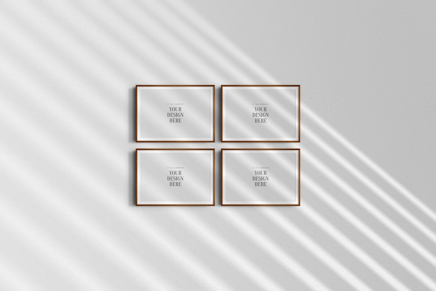 7:5 FRAME MOCKUP BUNDLE A4 5:7 Landscape | Gallery Wall Mockups | Frame Mockup Sets of 6, 4, 3, 2 + 1 Single Frame | PSD