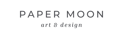 PAPER MOON Art & Design logo