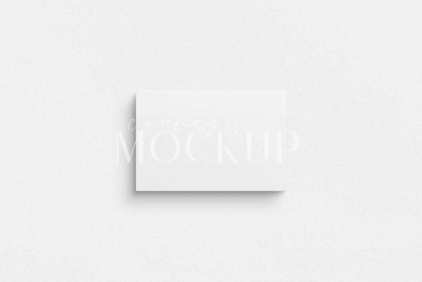 Canvas Mockup 3:2, 2:3 Landscape | Unframed Art Canvas Mockup | Horizontal Canvas Mockup Template PSD | Front View