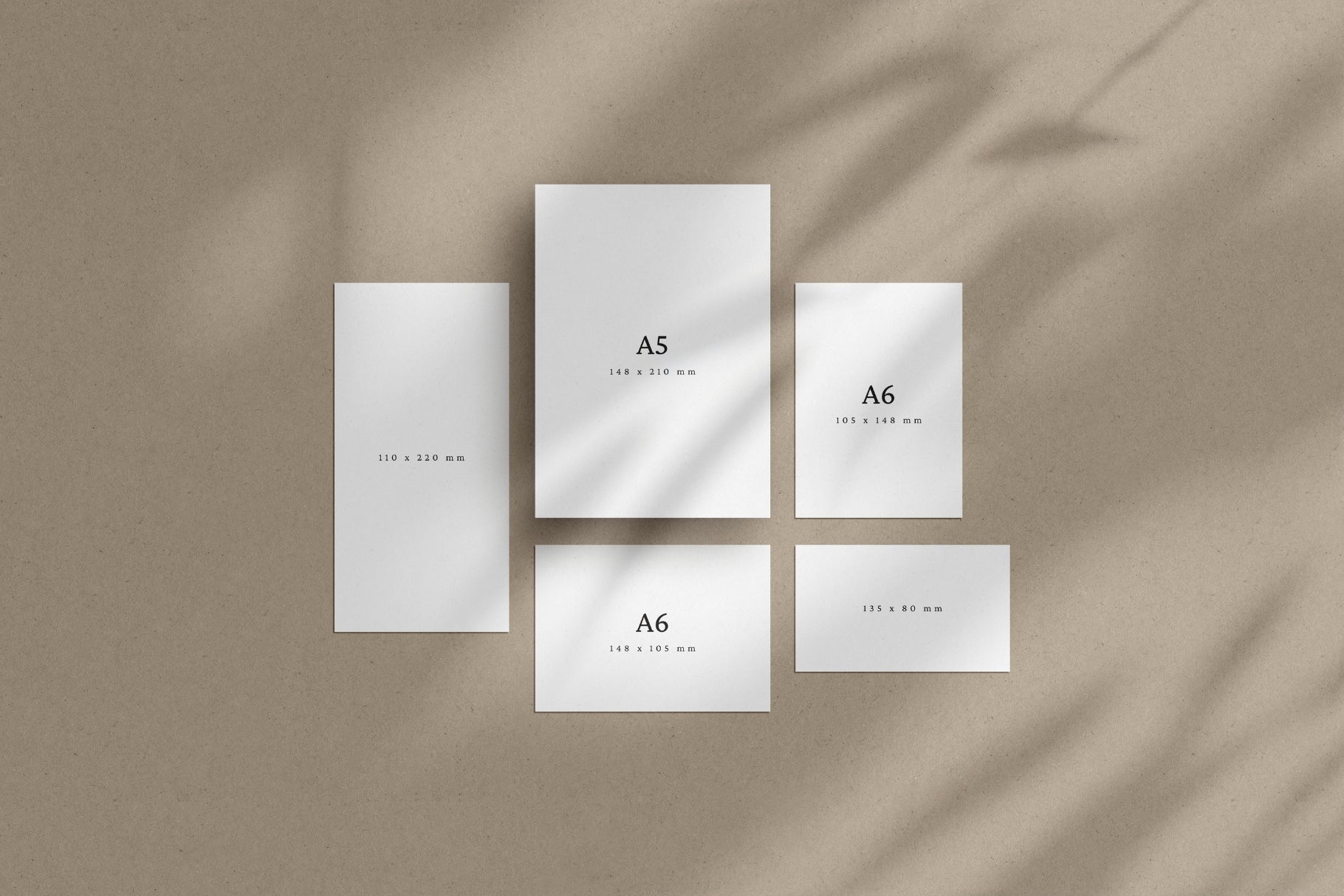 Elegant Wedding Card Mockup | Paper Mockup Set | PSD