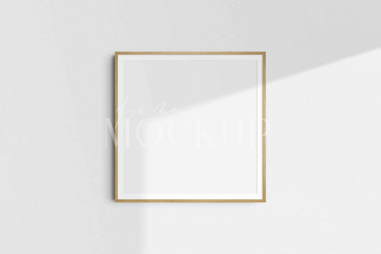 Frame Mockup 1:1 Square Wooden Frame Mockup Kit PSD