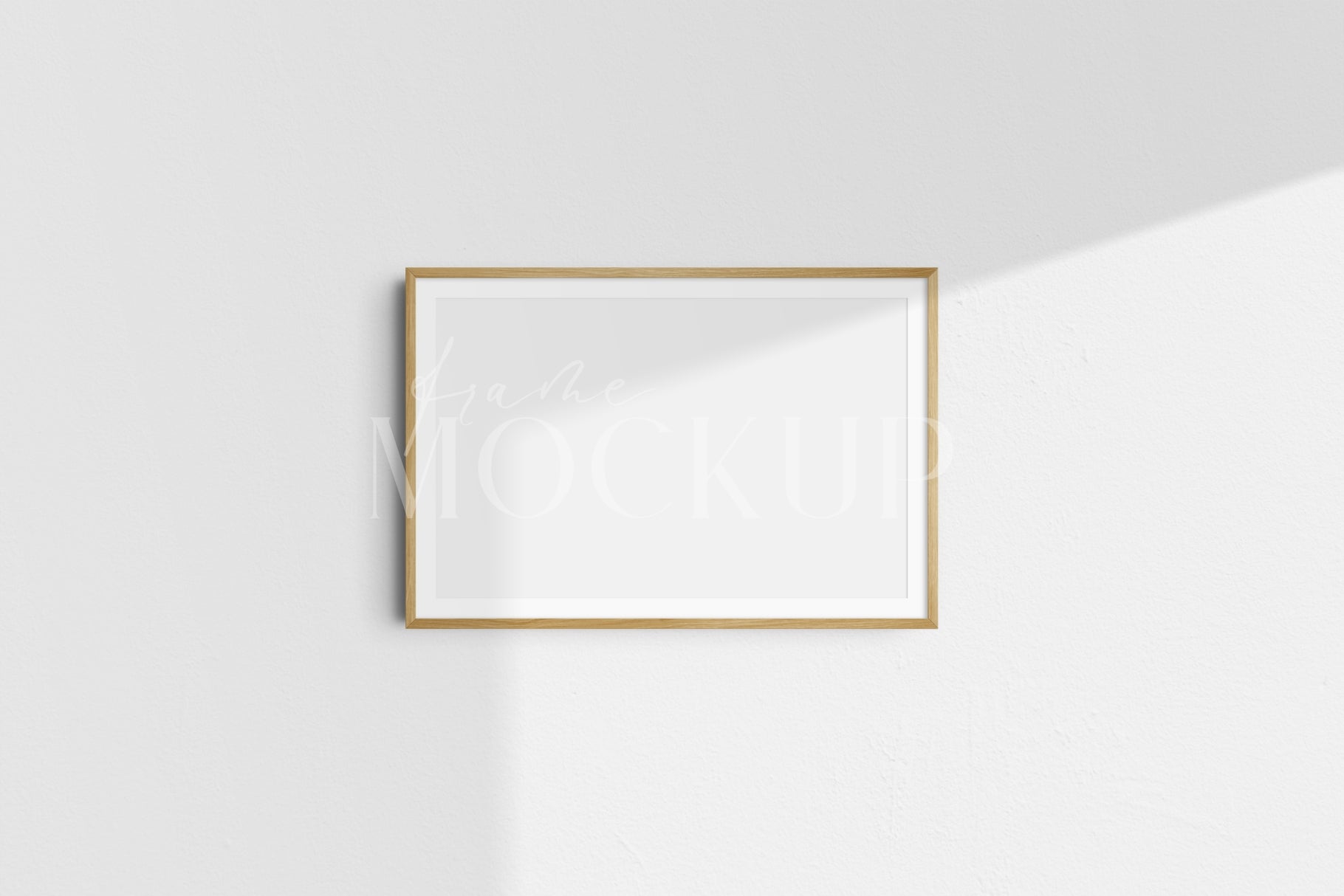 Frame Mockup 3:2 2:3 Landscape Horizontal Wooden Frame Mockup Kit PSD