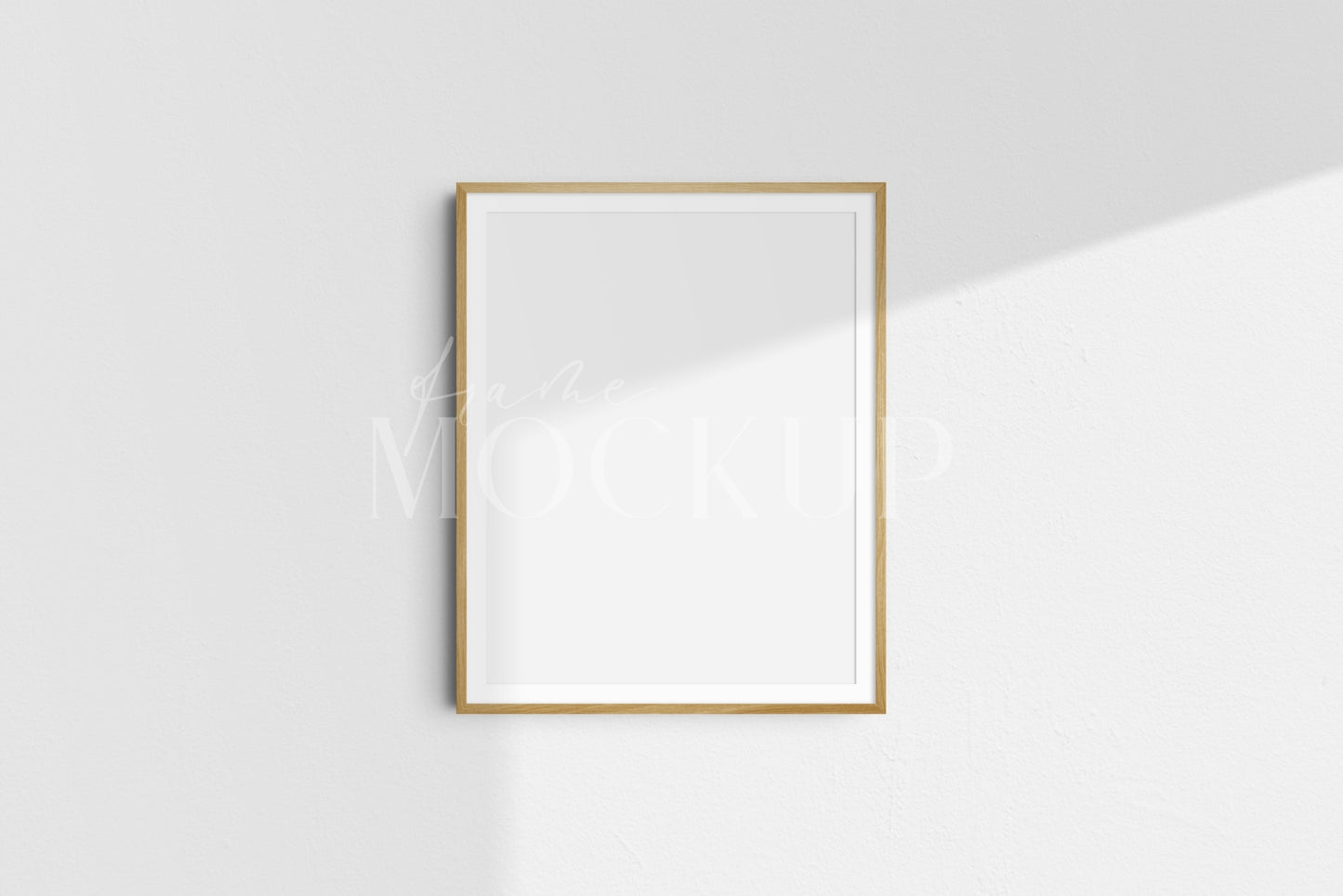 Frame Mockup 4:5 Portrait Vertical Wooden Frame Mockup Kit PSD