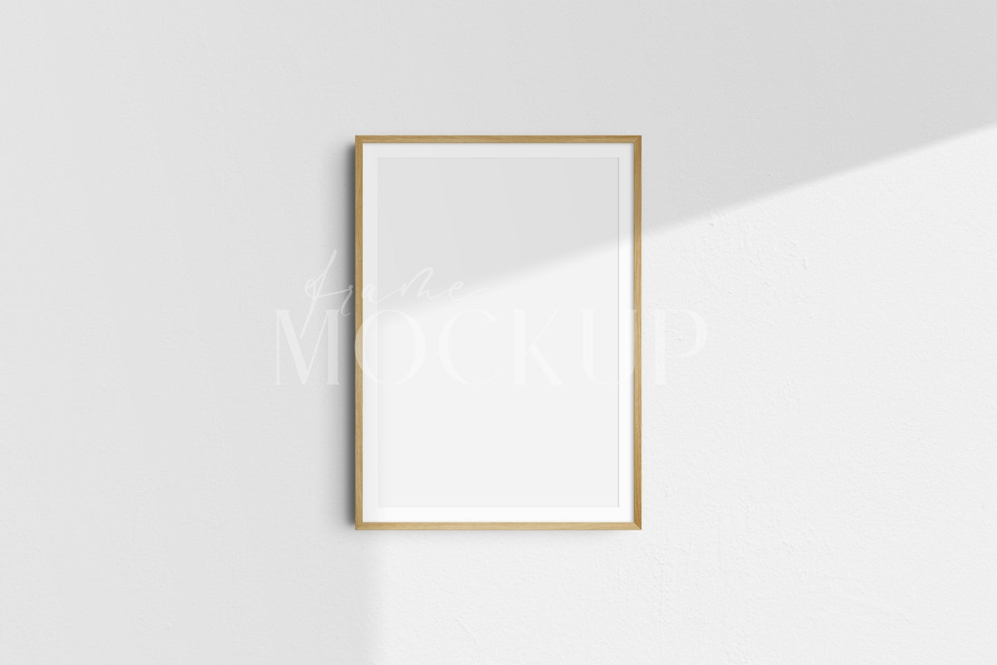 Frame Mockup 5:7 A4 A3 A2 Portrait Vertical Wooden Frame Mockup Kit PSD