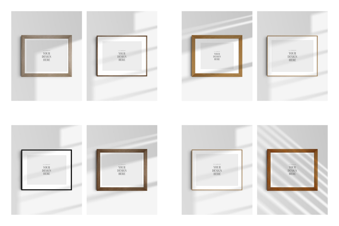 Frame Mockup Bundle 4:5 | 5:4 | Vertical and Horizontal Frame Mockups | Single Frames and Sets of 2, 3, 4, 6 | PSD