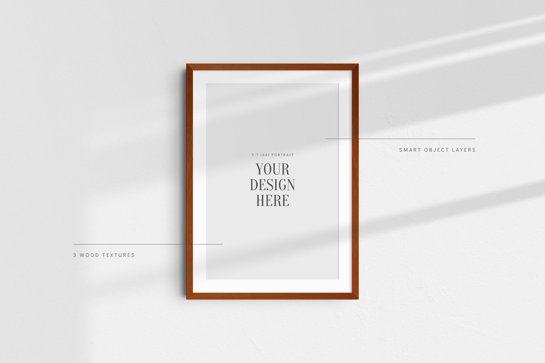 2:3 3:2 Frame Mockup Set | Vertical, Horizontal, Square | PSD