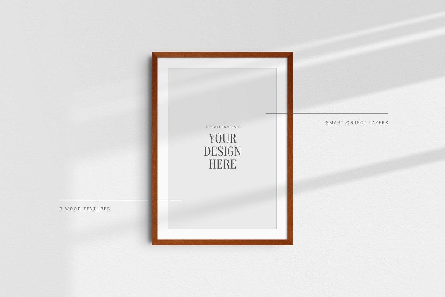 4:5 5:4 Frame Mockup Set | Vertical, Horizontal, Square | PSD