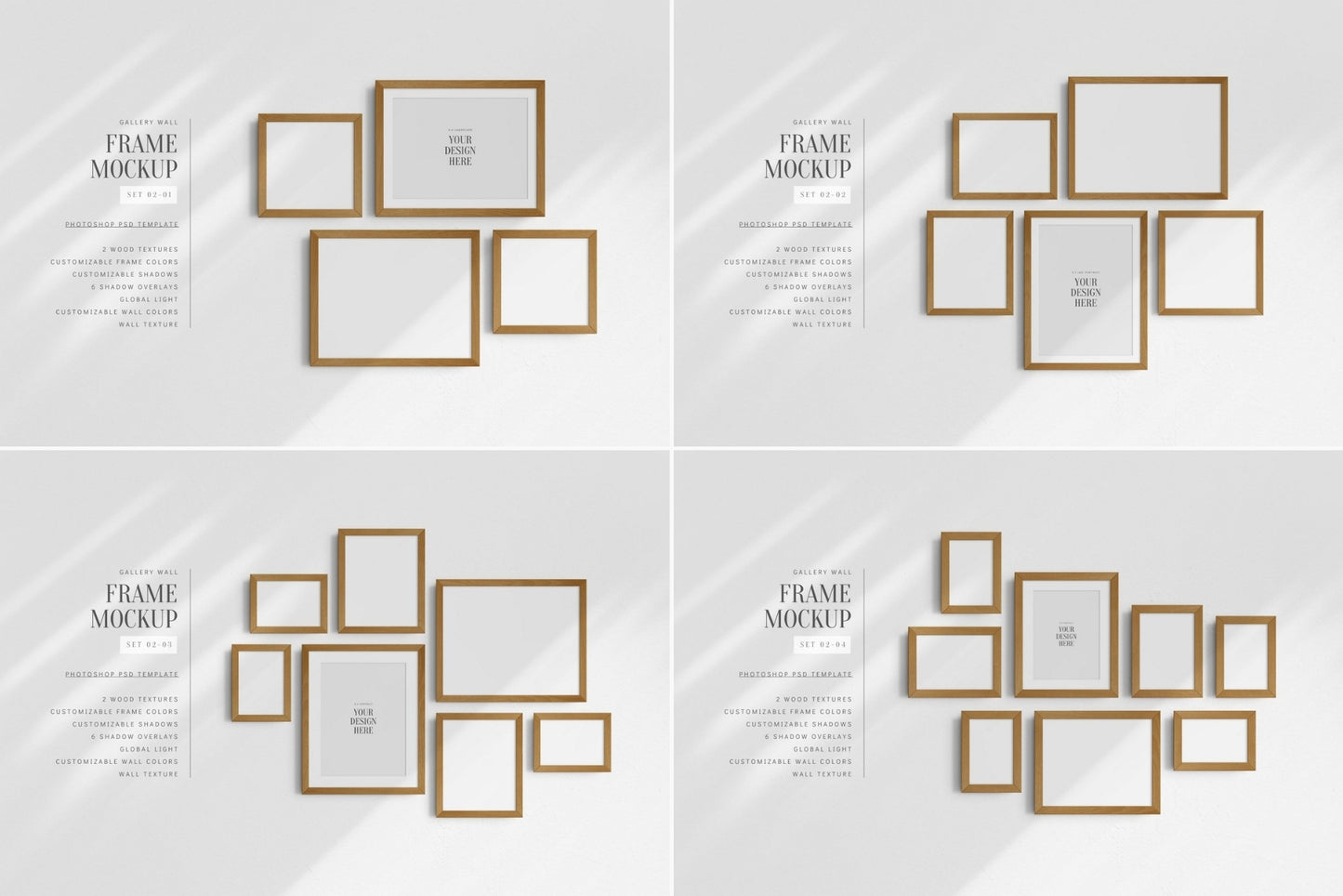 GALLERY WALL MOCKUP BUNDLE | FRAME MOCKUP BUNDLE | Limited Edition | 75% OFF