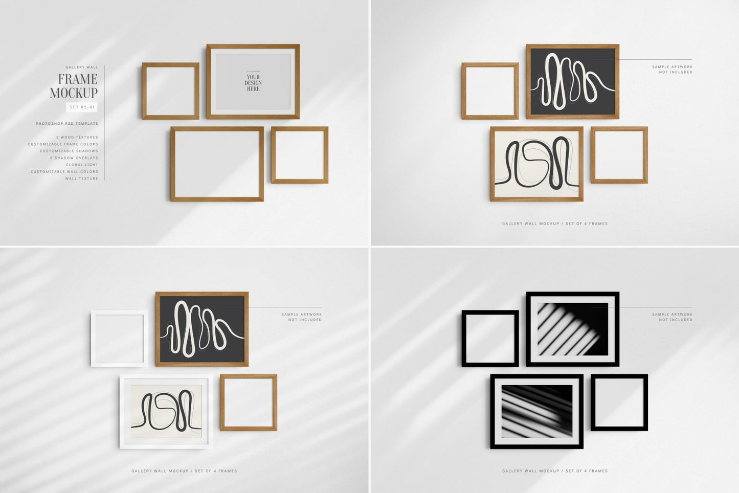 GALLERY WALL MOCKUP BUNDLE | FRAME MOCKUP BUNDLE | Limited Edition | 75% OFF