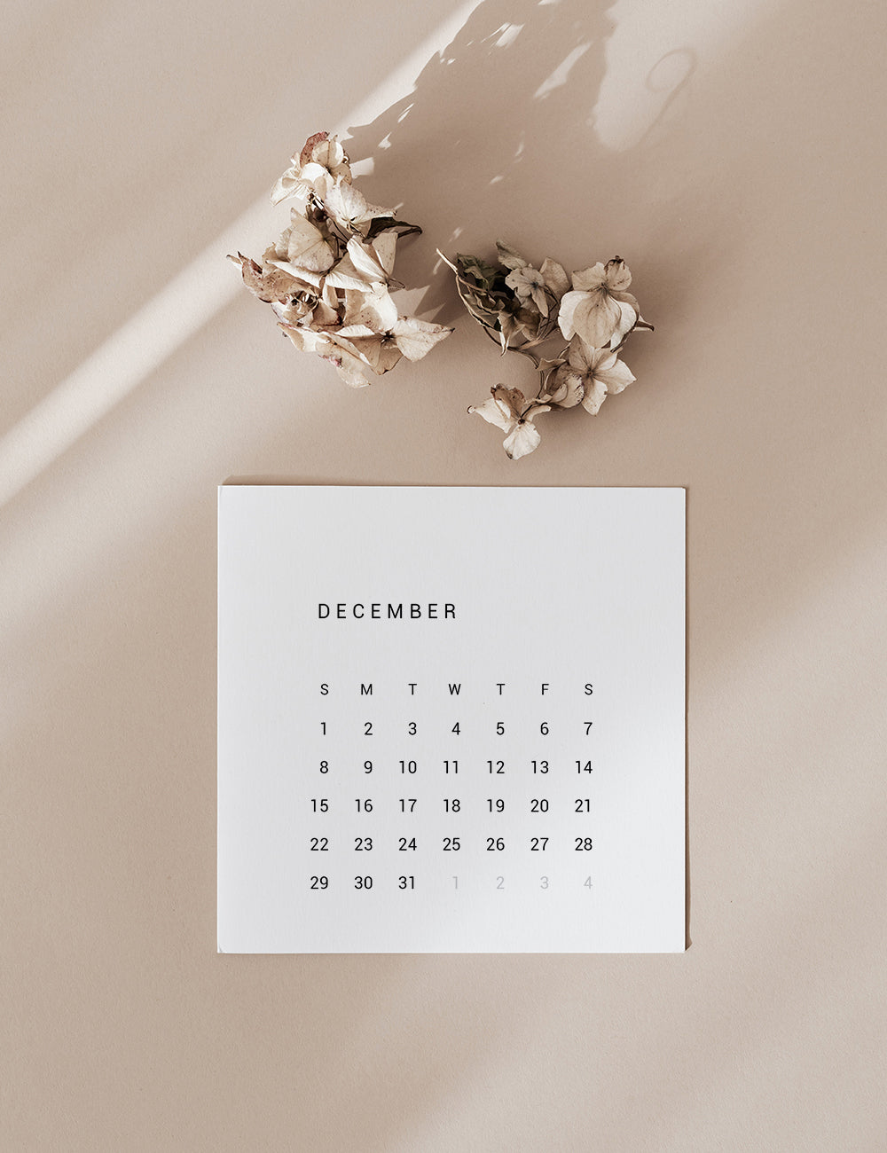 2024 Calendar | 3x3 | 2x2 | Printable Journaling & Planner Cards | Printable Mini Calendar 2024 | Bujo Calendar 2024 | Minimal Aesthetic | Clean Design | Monday Start + Sunday Start | PDF + JPEG | 03