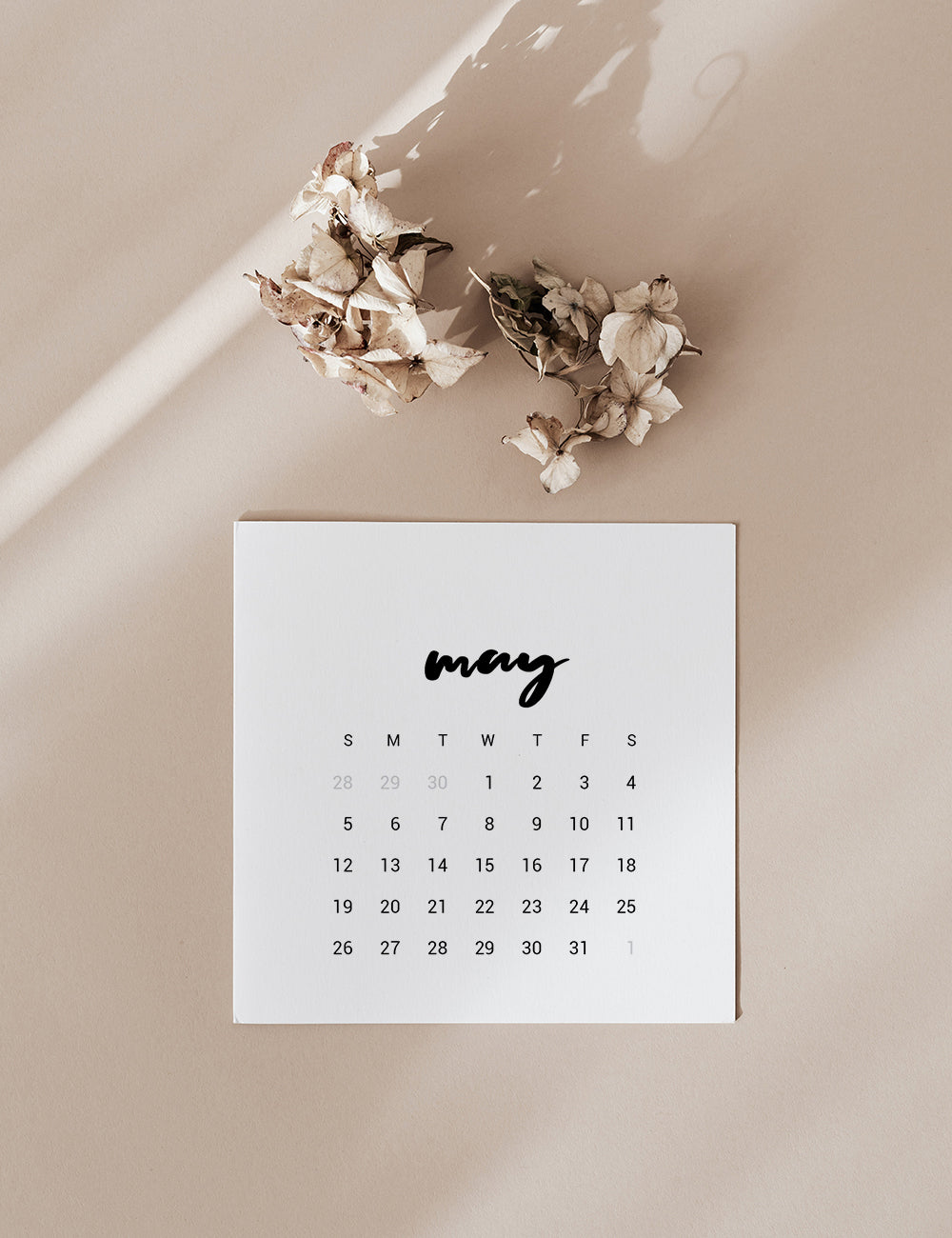 2024 Calendar | 3x3 | 2x2 | Printable Journaling & Planner Cards | Printable Mini Calendar 2024 | Bujo Calendar 2024 | Minimal Aesthetic | Clean Design | Monday Start + Sunday Start | PDF + JPEG | 04