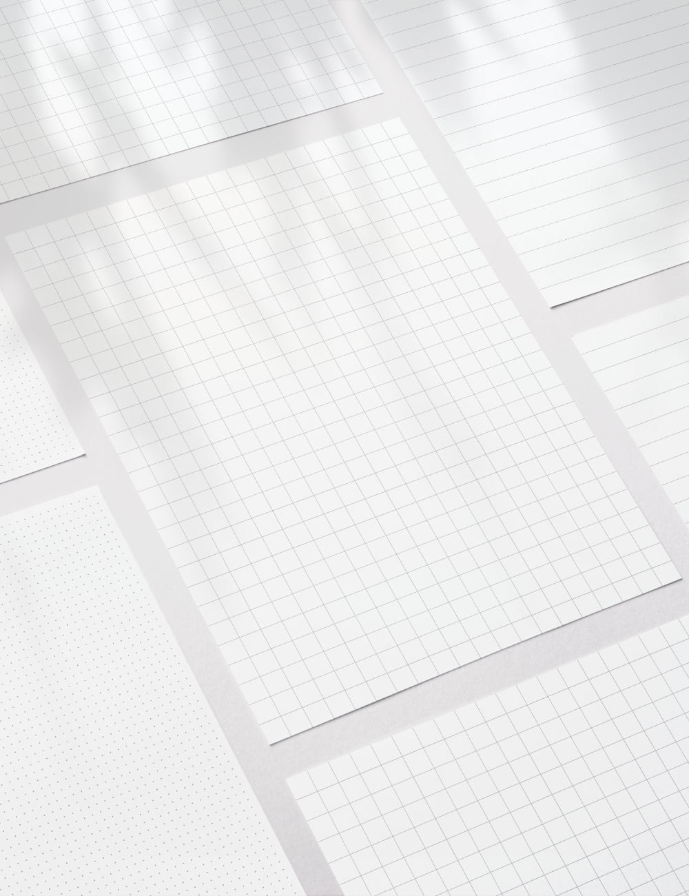 Printable Basic Planner Pages | Lined, Grid. Dotted | Printable Planner Essentials | A4 | A5 | US Letter | Printable Planner Pages | Minimal Aesthetic | Clean Design | PDF + JPEG | PAPER MOON Art & Design