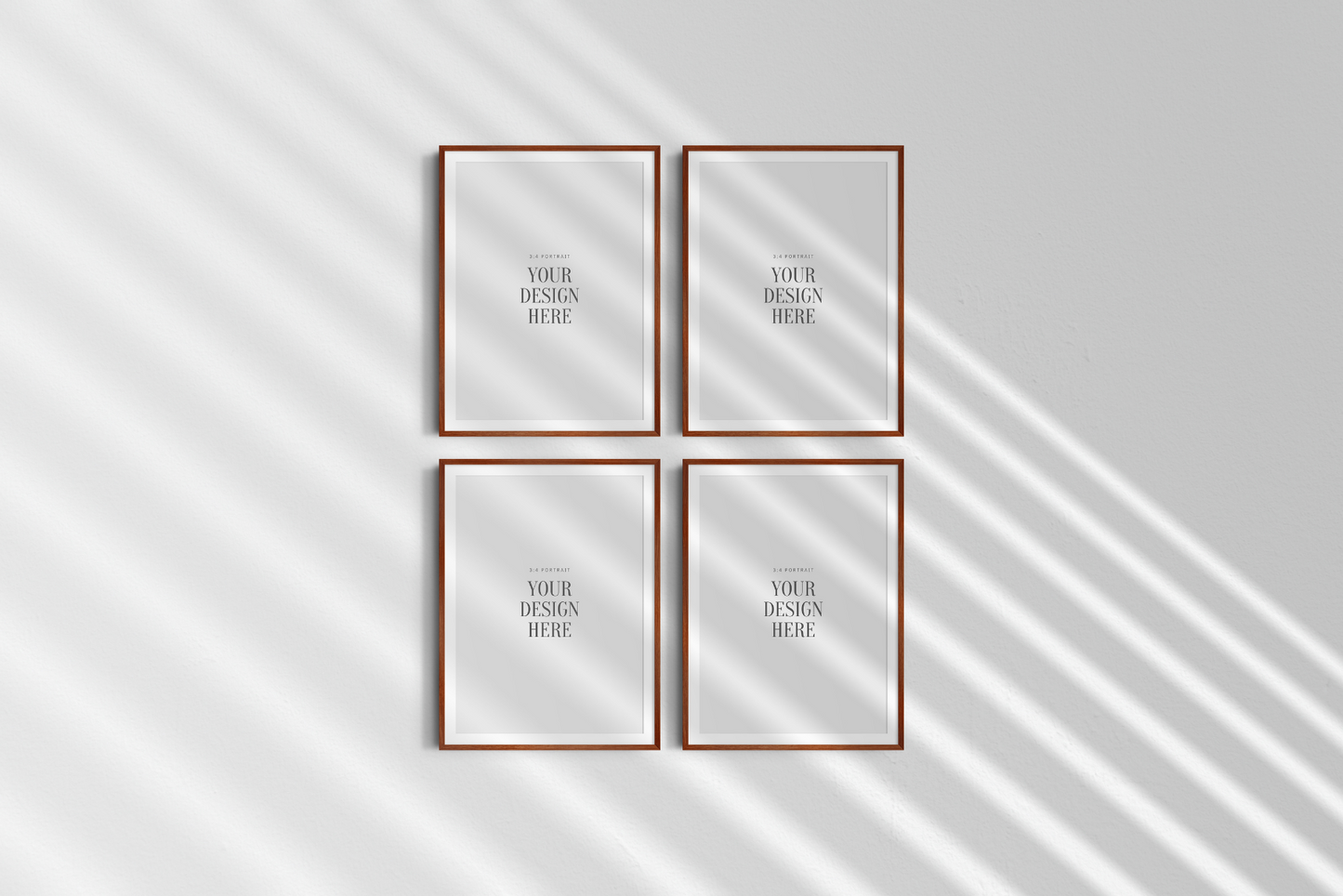 Frame Mockup BUNDLE 3:4 Portrait | Gallery Wall Mockups | Frame Mockup Sets | PSD