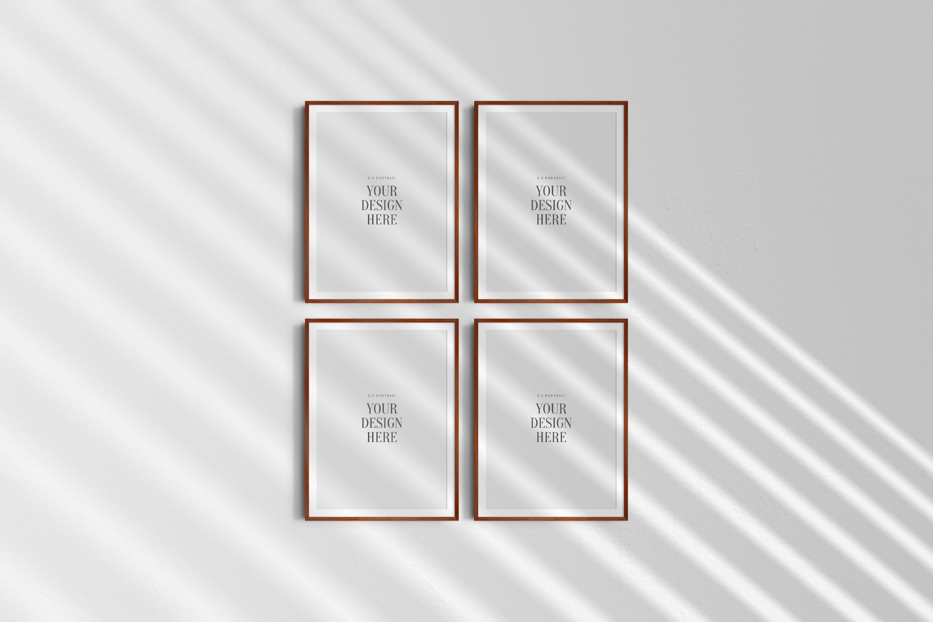 Frame Mockup BUNDLE 3:4 Portrait | Gallery Wall Mockups | Frame Mockup Sets | PSD