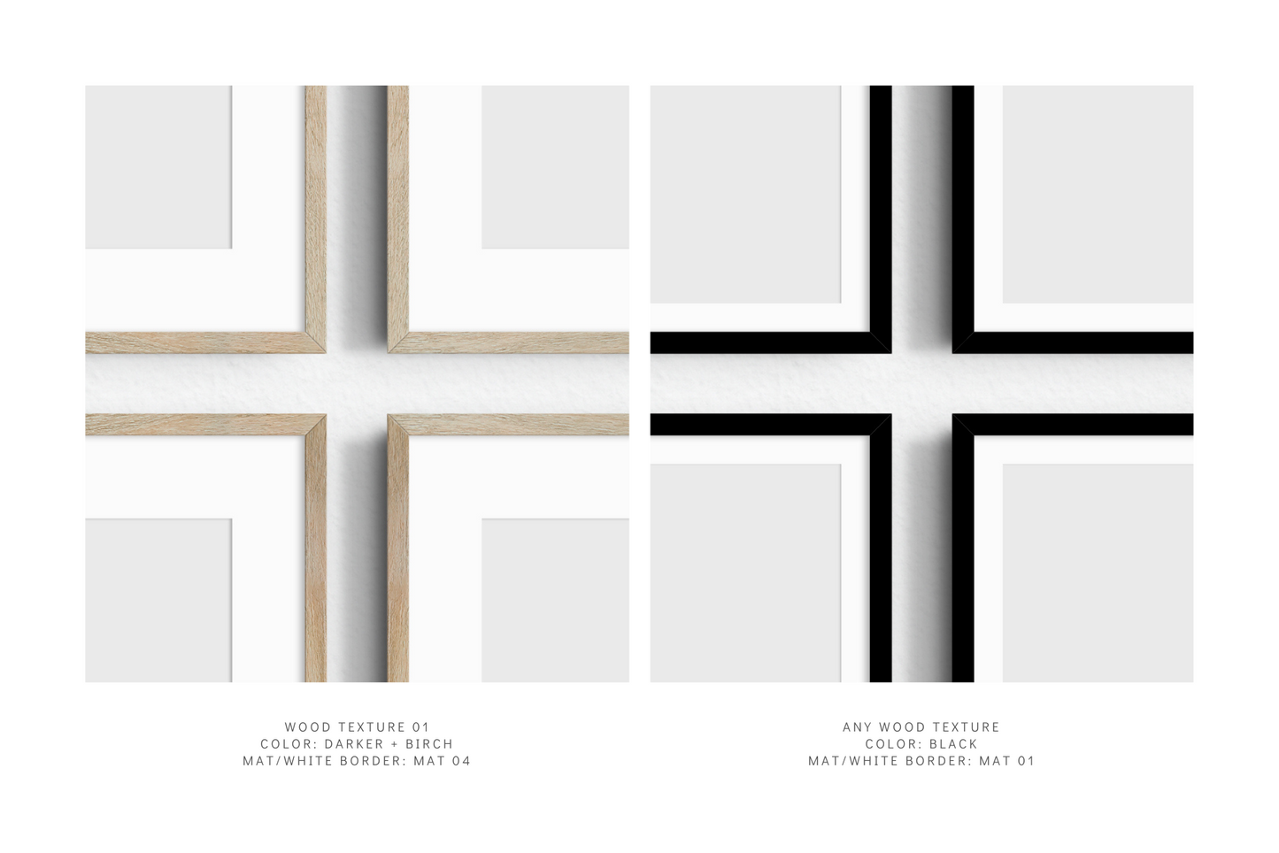 Frame Mockup BUNDLE 5:7 (A4) Portrait | Gallery Wall Mockups | Frame Mockup Sets | PSD
