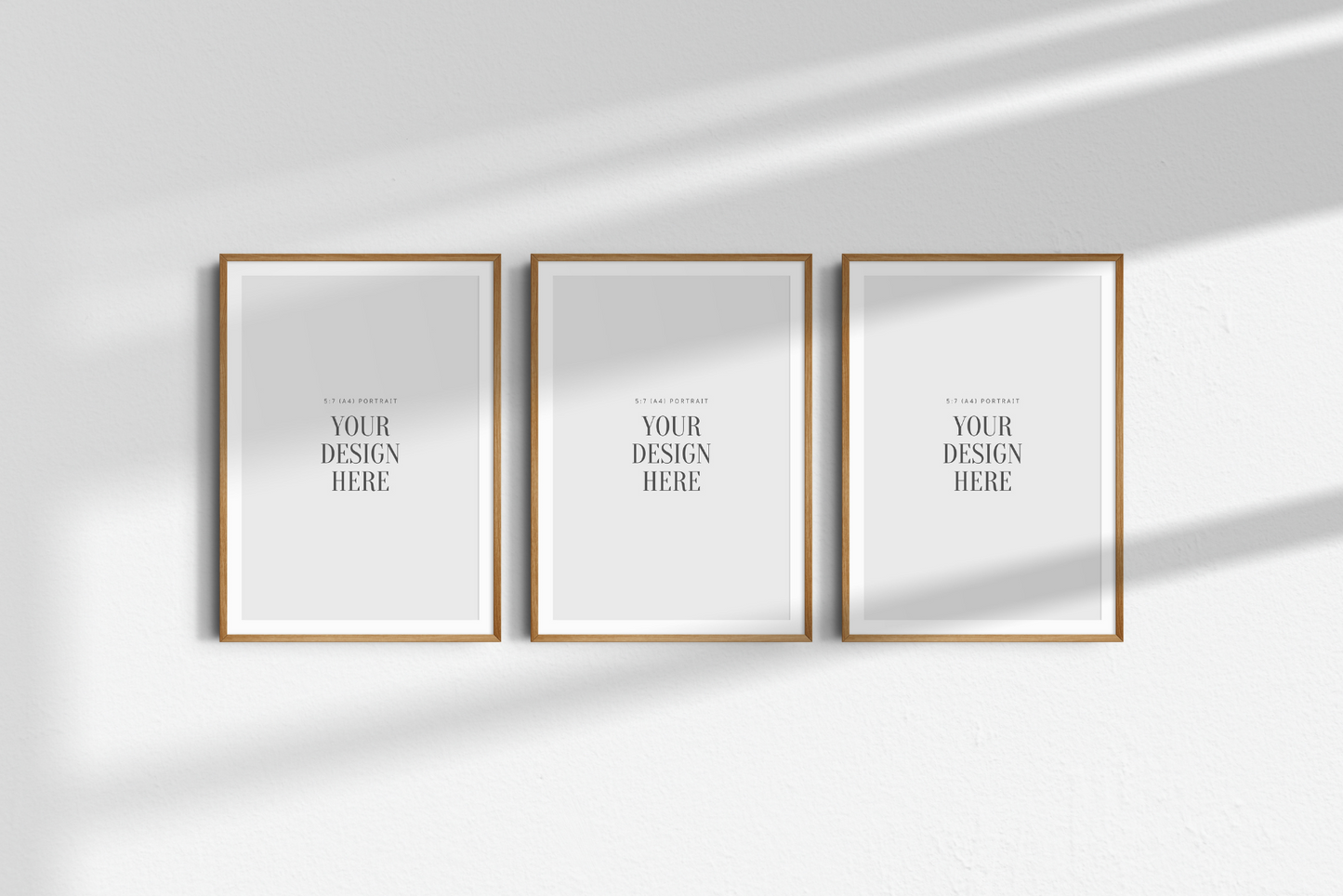 Frame Mockup BUNDLE 5:7 (A4) Portrait | Gallery Wall Mockups | Frame Mockup Sets | PSD