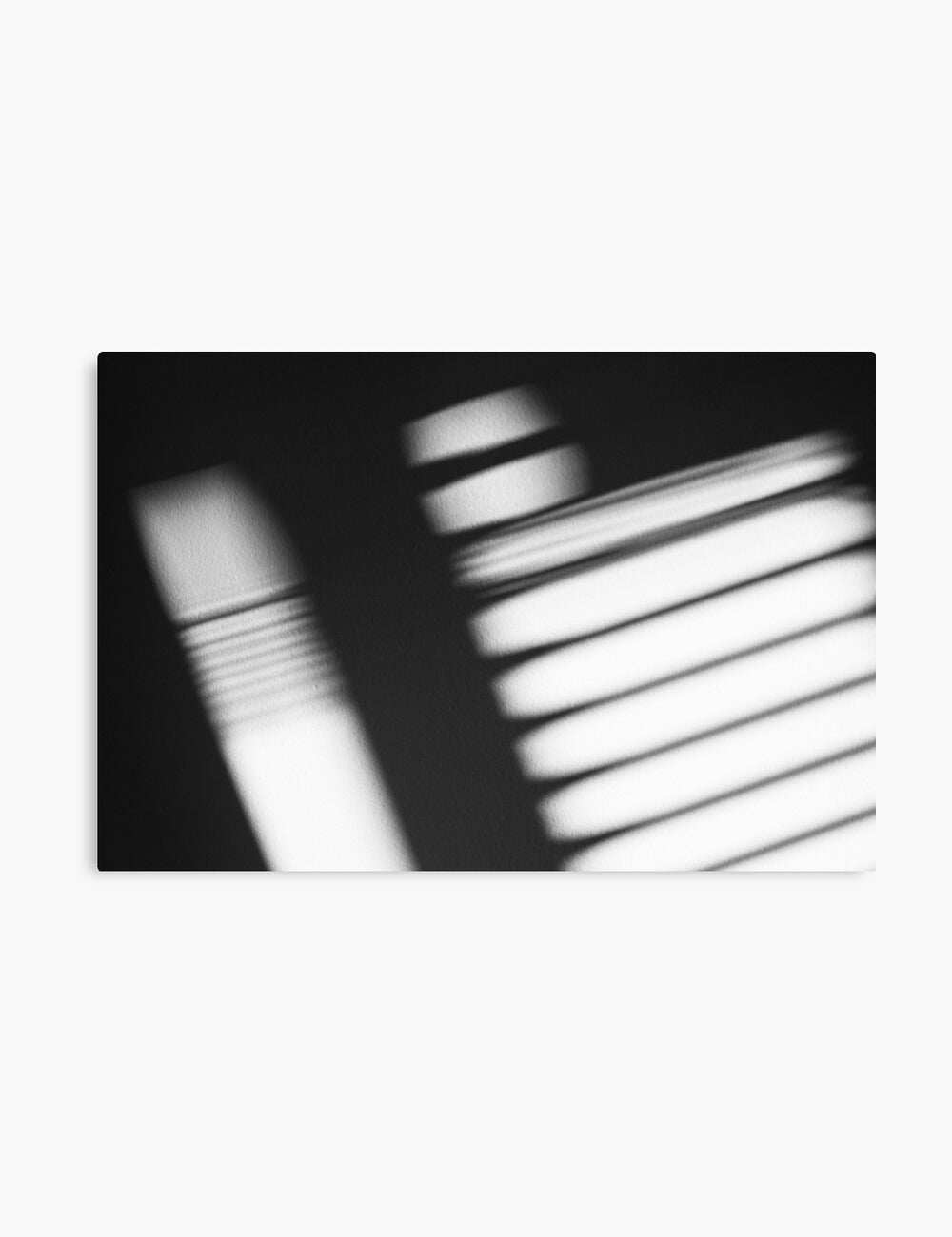 LIGHT AND SHADOW. Black and white photography. Abstract, minimalist printable wall art. LIGHT AND SHADOW canvas print. - PAPER MOON Art & Design