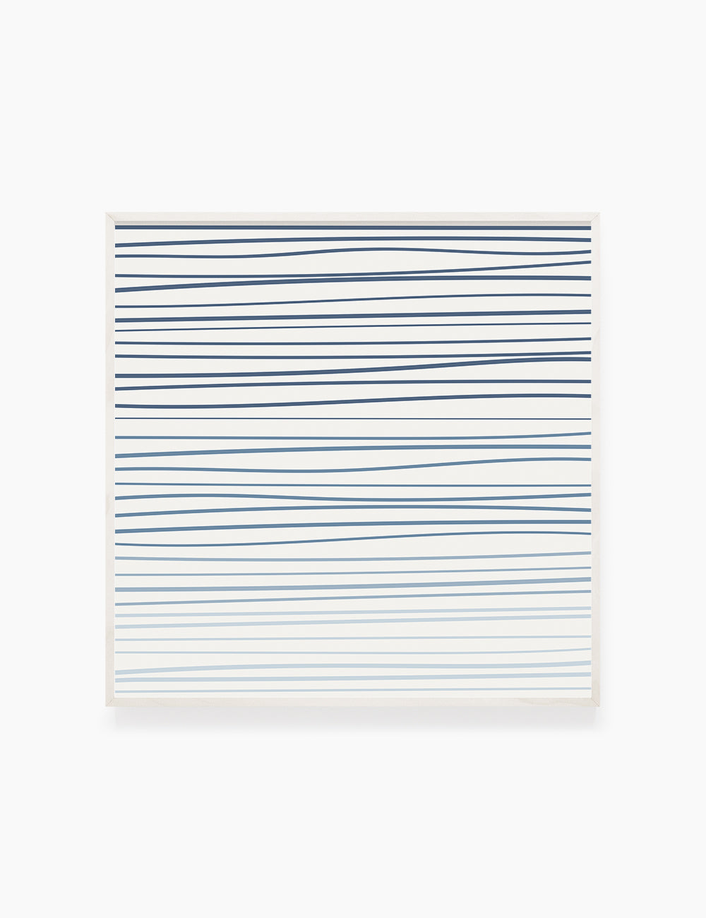 WAVY LINES. BLUE. Minimalist. Abstract. Boho Art. Printable Wall Art Illustration. - PAPER MOON Art & Design
