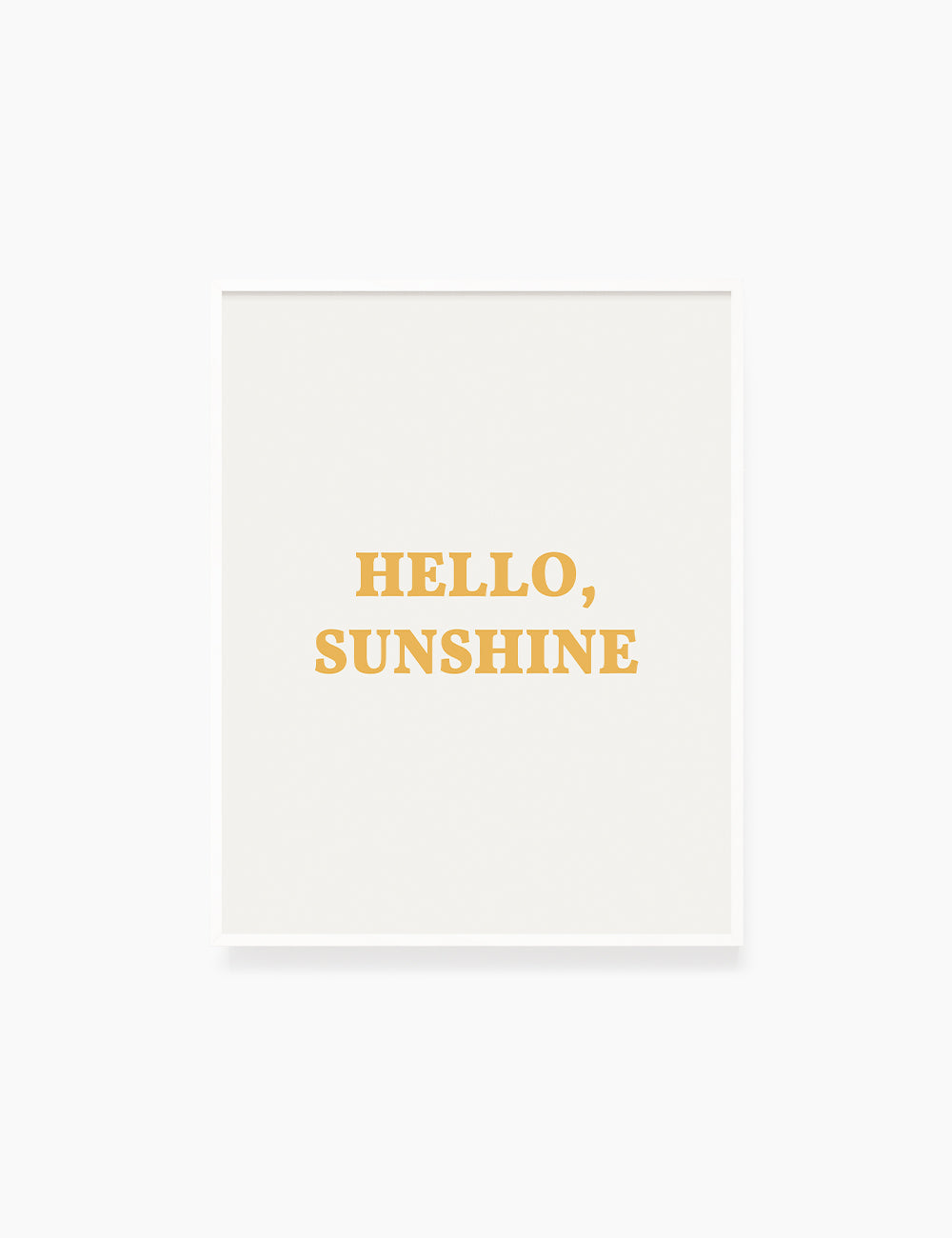 HELLO, SUNSHINE. Hello Sunshine Quote. Yellow. Printable Wall Art Quote. - PAPER MOON Art & Design