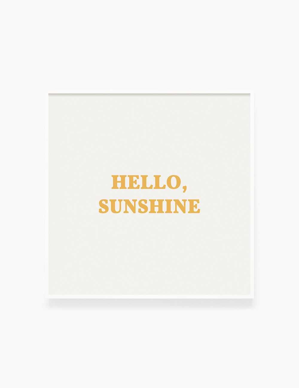 HELLO, SUNSHINE. Hello Sunshine Quote. Yellow. Printable Wall Art Quote. - PAPER MOON Art & Design