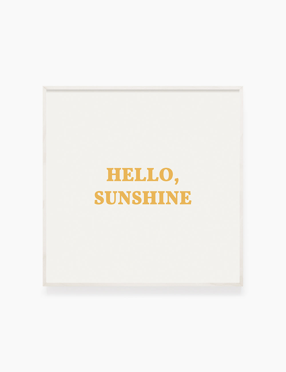 HELLO, SUNSHINE. Hello Sunshine Quote. Yellow. Printable Wall Art Quote. - PAPER MOON Art & Design