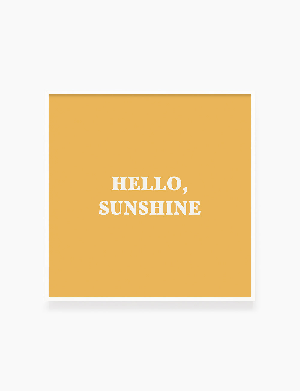 HELLO, SUNSHINE. Hello Sunshine Quote. Yellow. Printable Wall Art Quote. - PAPER MOON Art & Design