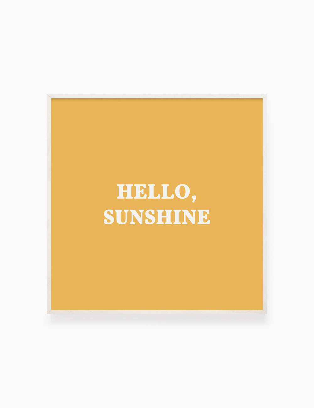 HELLO, SUNSHINE. Hello Sunshine Quote. Yellow. Printable Wall Art Quote. - PAPER MOON Art & Design