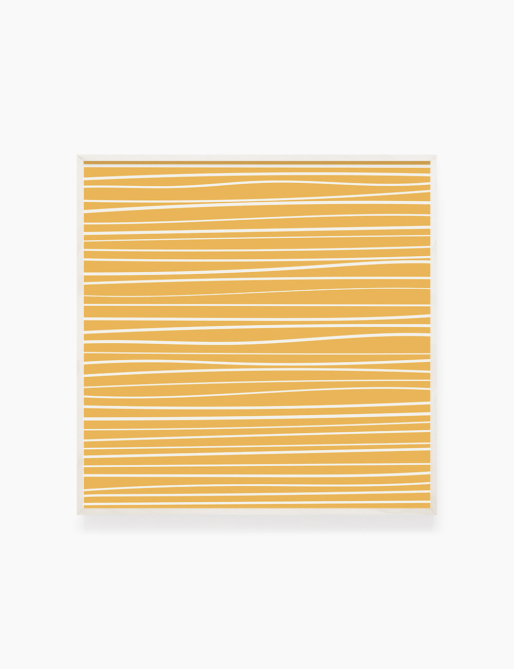 WAVY LINES. YELLOW. Minimalist. Abstract. Boho Art. Printable Wall Art Illustration. - PAPER MOON Art & Design