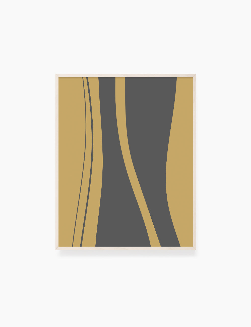 ABSTRACT MINIMAL SHAPES AND LINES. Printable Wall Art Illustration. Shapes and lines in dull orange and dark grey. Abstract art. Minimal design. Geometric print. Minimalist, abstract illustration art. Printable poster. | PAPER MOON Art & Design