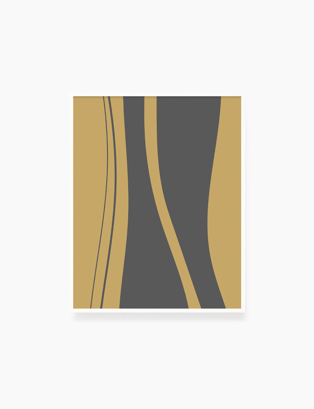 ABSTRACT MINIMAL SHAPES AND LINES. Printable Wall Art Illustration. Shapes and lines in dull orange and dark grey. Abstract art. Minimal design. Geometric print. Minimalist, abstract illustration art. Printable poster. | PAPER MOON Art & Design