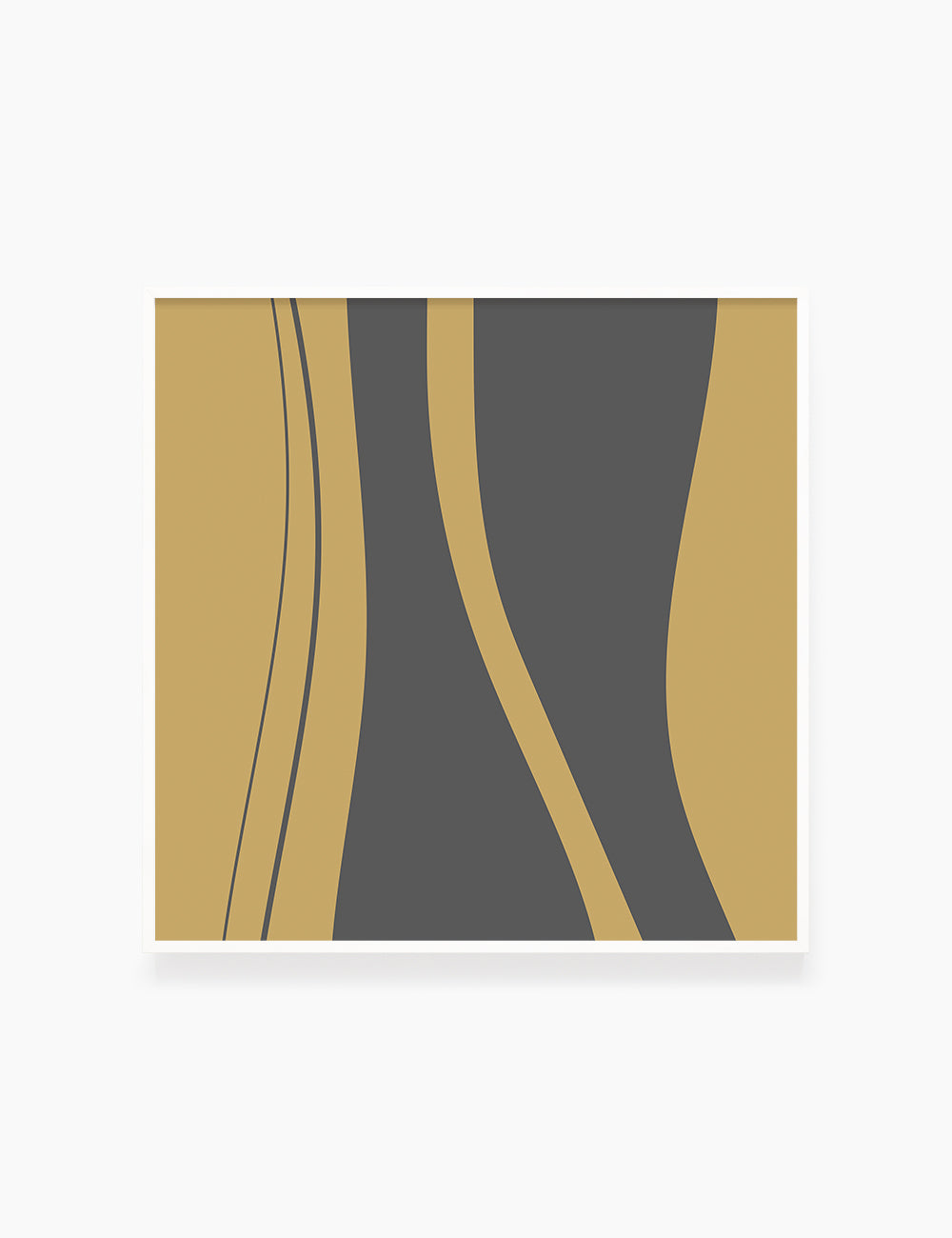ABSTRACT MINIMAL SHAPES AND LINES. Printable Wall Art Illustration. Shapes and lines in dull orange and dark grey. Abstract art. Minimal design. Geometric print. Minimalist, abstract illustration art. Printable poster. | PAPER MOON Art & Design