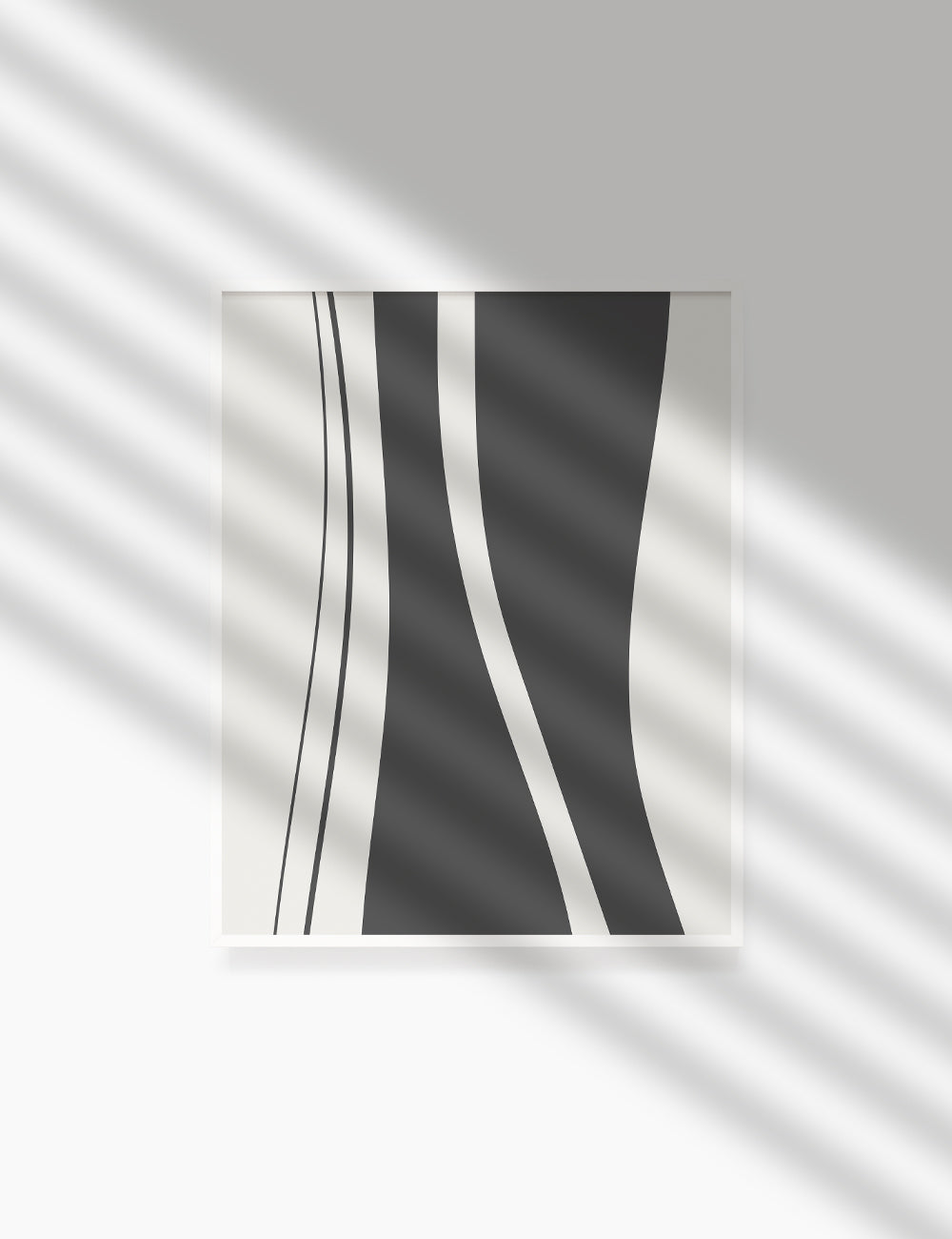 ABSTRACT MINIMAL SHAPES AND LINES. Printable Wall Art Illustration. Shapes and lines in dark grey and beige. Abstract art. Minimal design. Geometric print. Minimalist, abstract illustration art. Printable poster. | PAPER MOON Art & Design