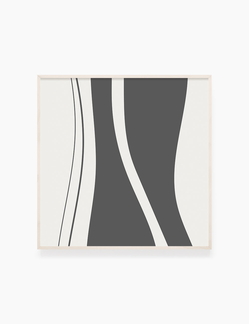 ABSTRACT MINIMAL SHAPES AND LINES. Printable Wall Art Illustration. Shapes and lines in dark grey and beige. Abstract art. Minimal design. Geometric print. Minimalist, abstract illustration art. Printable poster. | PAPER MOON Art & Design