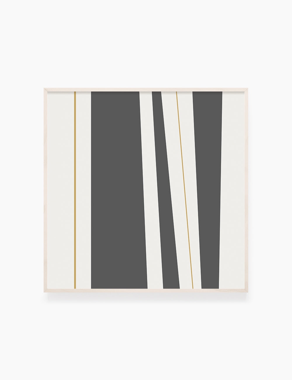 ABSTRACT MINIMAL LINES AND STRIPES. Printable Wall Art Illustration. Stripes and lines in dark grey, dull orange, and beige. Abstract art. Minimal design. Geometric print. Minimalist, abstract illustration art. Printable poster. | PAPER MOON Art & Design