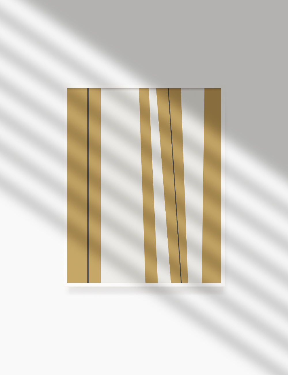 ABSTRACT MINIMAL LINES AND STRIPES. Printable Wall Art Illustration. Stripes and lines in dull orange, beige, and dark grey. Abstract art. Minimal design. Geometric print. Minimalist, abstract illustration art. Printable poster. | PAPER MOON Art & Design