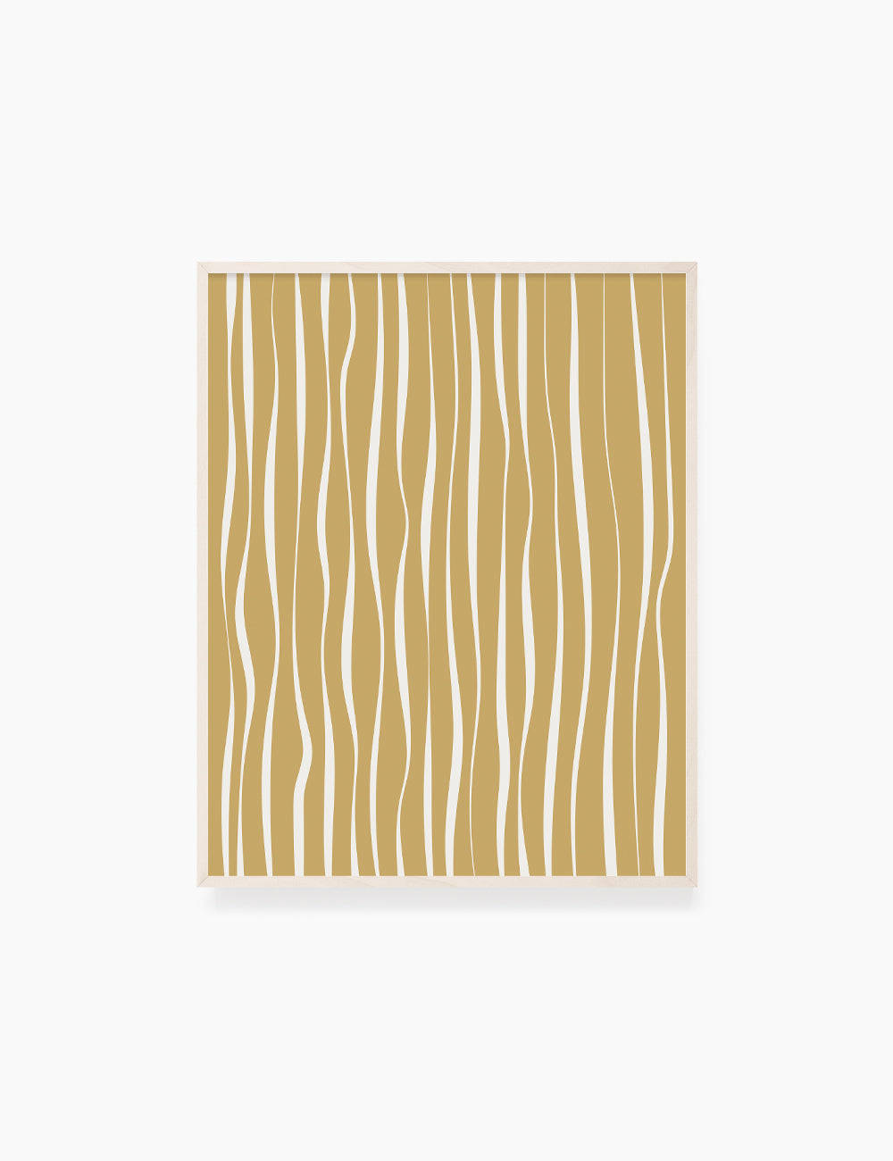 ABSTRACT MINIMAL WAVY LINES. Boho Art. Print. Printable Wall Art Illustration. Wavy lines in dull orange and beige. Abstract art. Minimal design. Minimalist, abstract illustration art. Printable poster. | PAPER MOON Art & Design