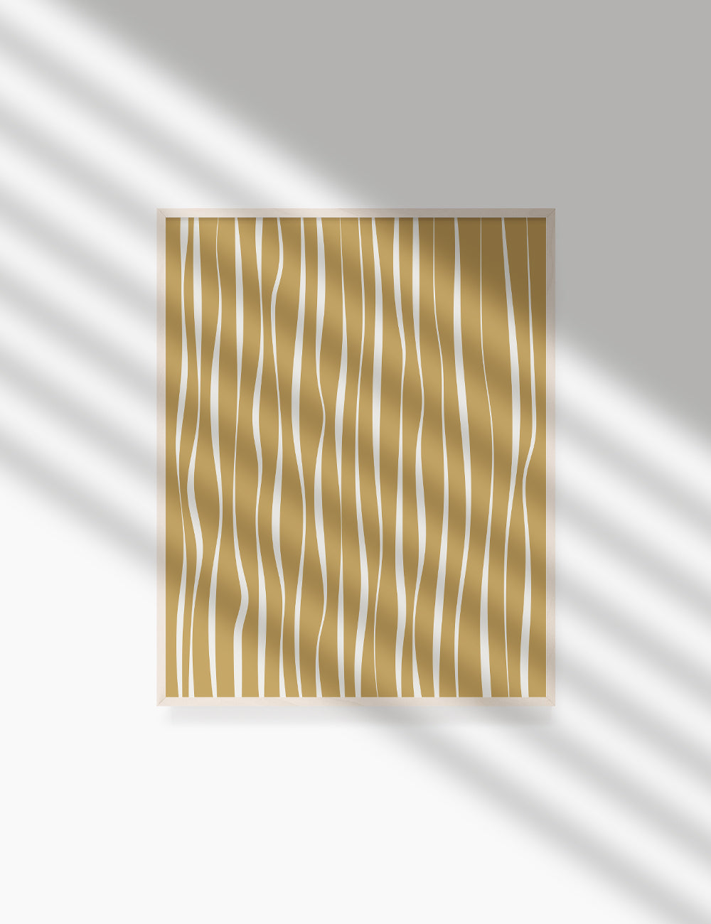 ABSTRACT MINIMAL WAVY LINES. Boho Art. Print. Printable Wall Art Illustration. Wavy lines in dull orange and beige. Abstract art. Minimal design. Minimalist, abstract illustration art. Printable poster. | PAPER MOON Art & Design