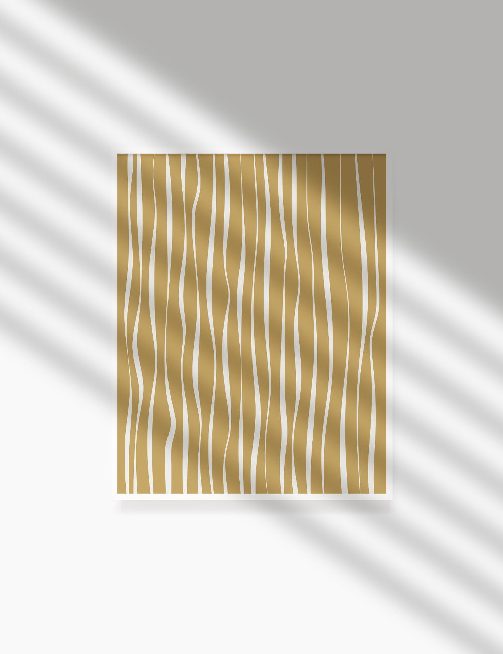 ABSTRACT MINIMAL WAVY LINES. Boho Art. Print. Printable Wall Art Illustration. Wavy lines in dull orange and beige. Abstract art. Minimal design. Minimalist, abstract illustration art. Printable poster. | PAPER MOON Art & Design