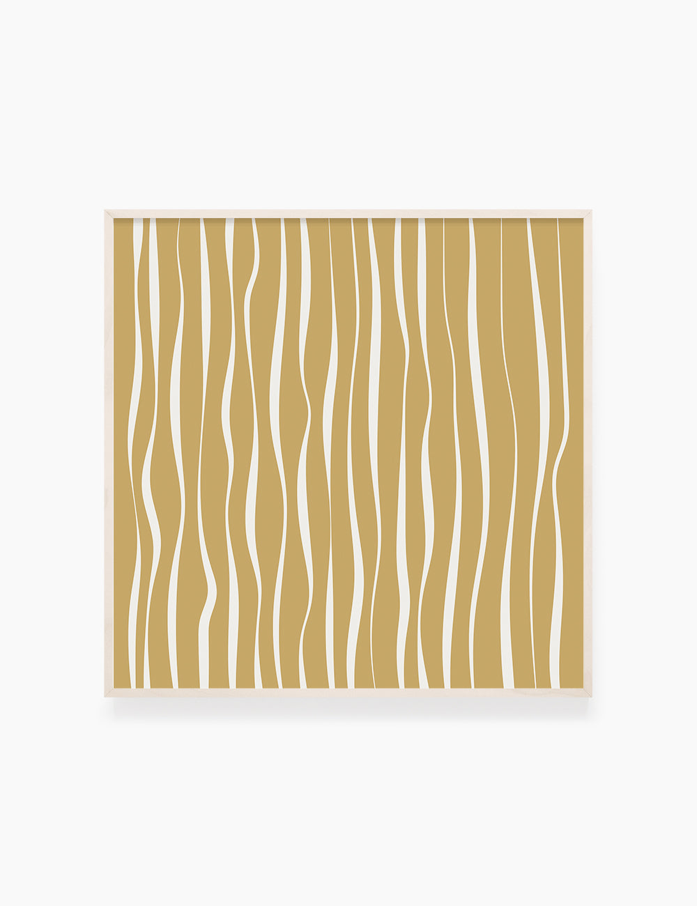 ABSTRACT MINIMAL WAVY LINES. Boho Art. Print. Printable Wall Art Illustration. Wavy lines in dull orange and beige. Abstract art. Minimal design. Minimalist, abstract illustration art. Printable poster. | PAPER MOON Art & Design