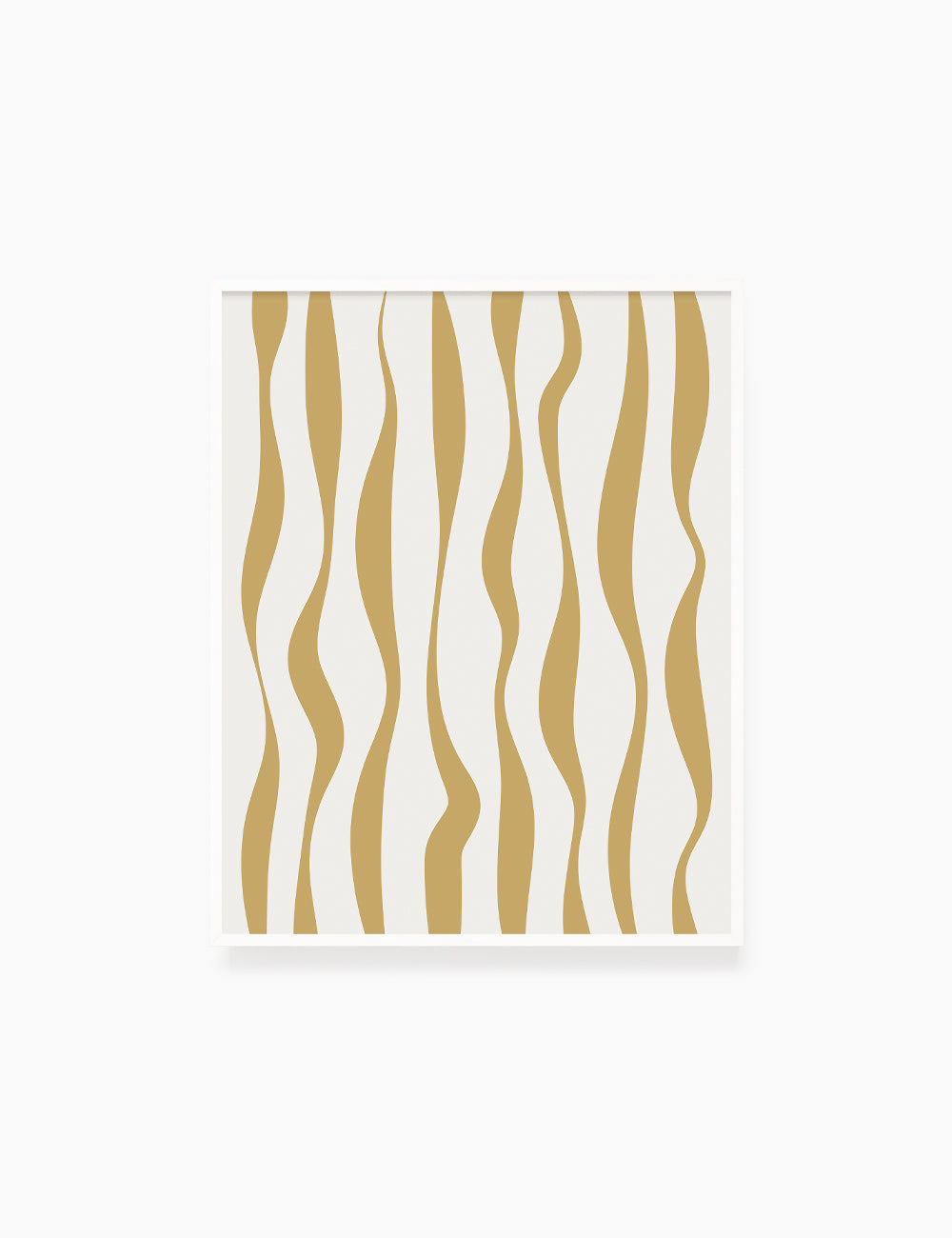 ABSTRACT MINIMAL WAVY LINES. Boho Art Print. Printable Wall Art Illustration. Wavy lines in dull orange and beige. Abstract art. Minimal design. Minimalist, abstract illustration art. Printable poster. | PAPER MOON Art & Design
