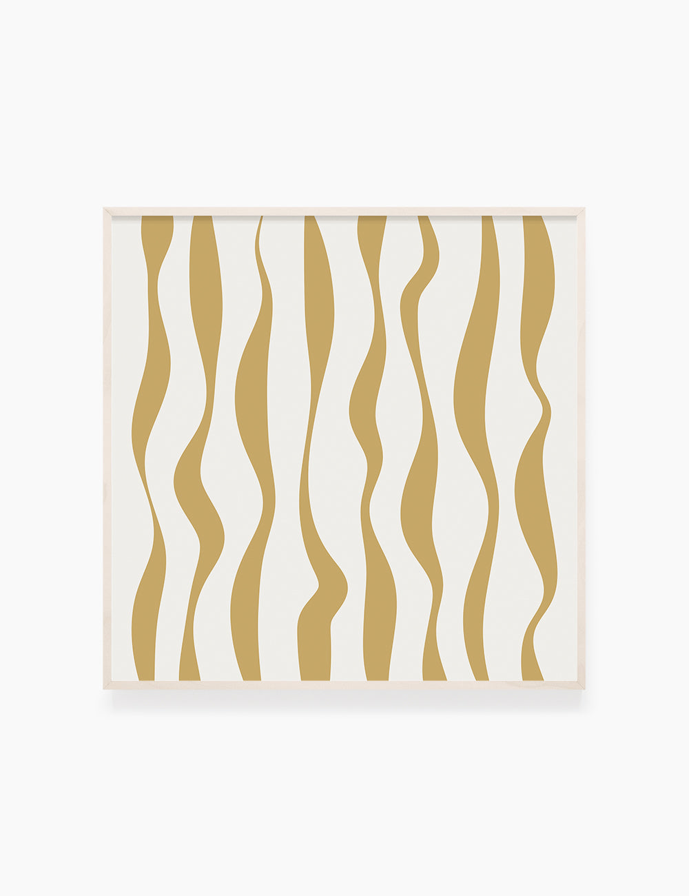 ABSTRACT MINIMAL WAVY LINES. Boho Art Print. Printable Wall Art Illustration. Wavy lines in dull orange and beige. Abstract art. Minimal design. Minimalist, abstract illustration art. Printable poster. | PAPER MOON Art & Design