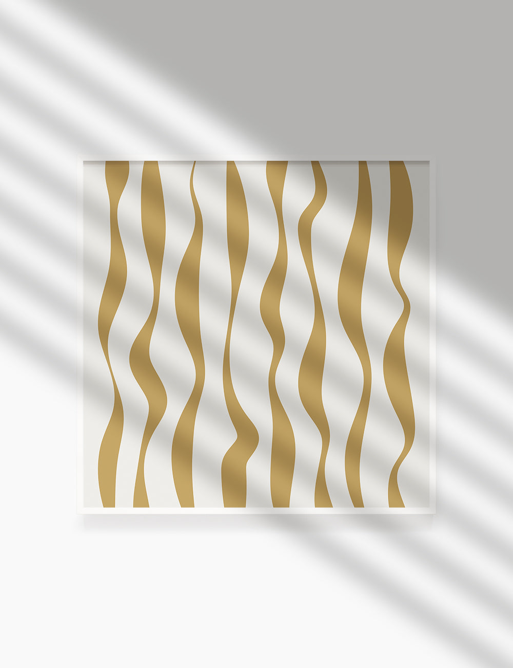 ABSTRACT MINIMAL WAVY LINES. Boho Art Print. Printable Wall Art Illustration. Wavy lines in dull orange and beige. Abstract art. Minimal design. Minimalist, abstract illustration art. Printable poster. | PAPER MOON Art & Design