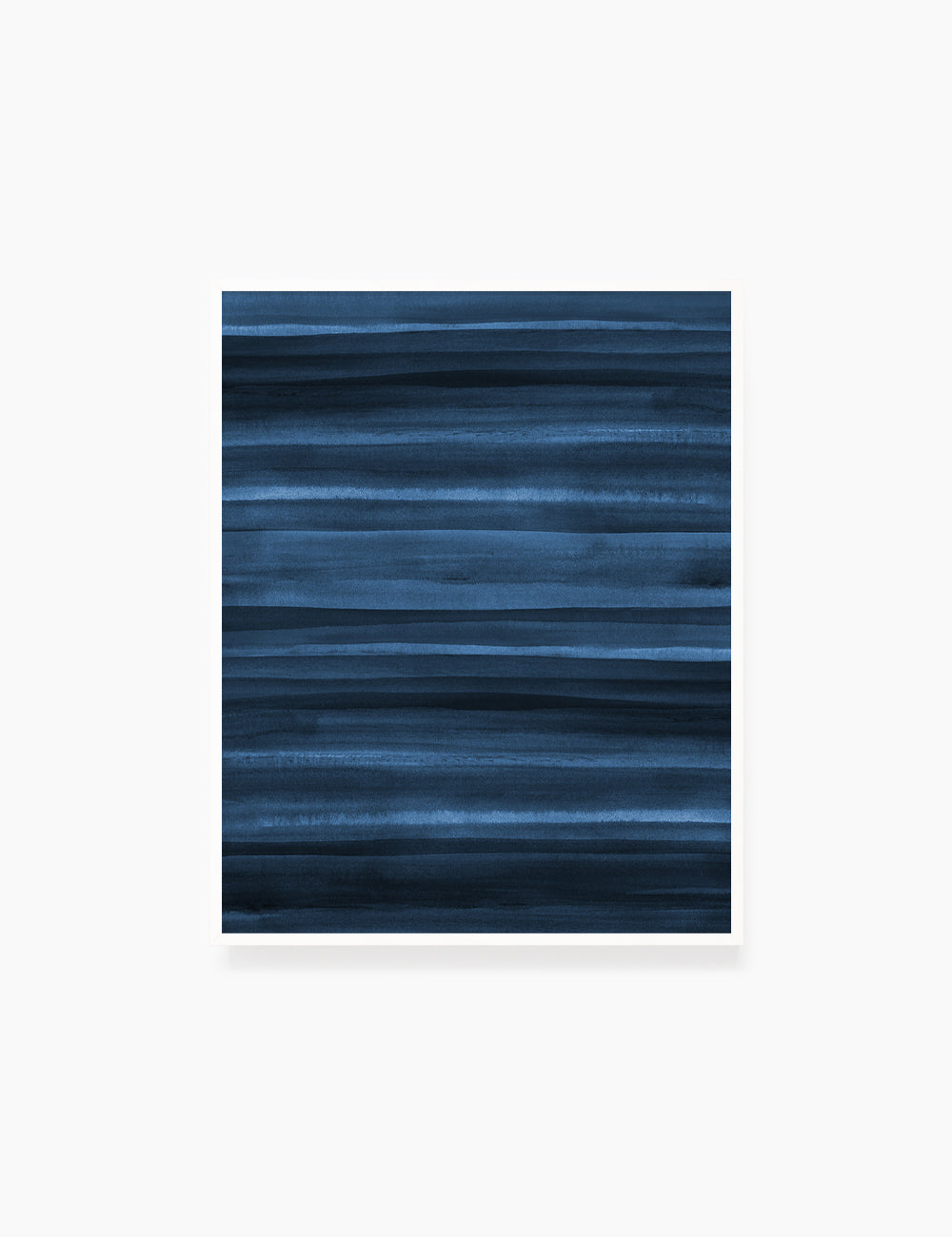 BLUE OCEAN WAVES. WATERCOLOR PAINTING. Abstract Art. Printable Wall Art Illustration. - PAPER MOON Art & Design