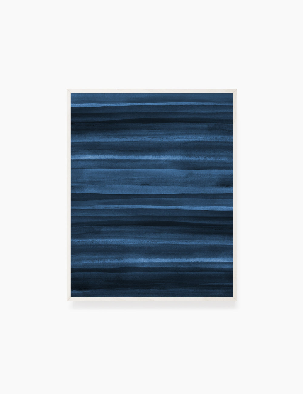 BLUE OCEAN WAVES. WATERCOLOR PAINTING. Abstract Art. Printable Wall Art Illustration. - PAPER MOON Art & Design