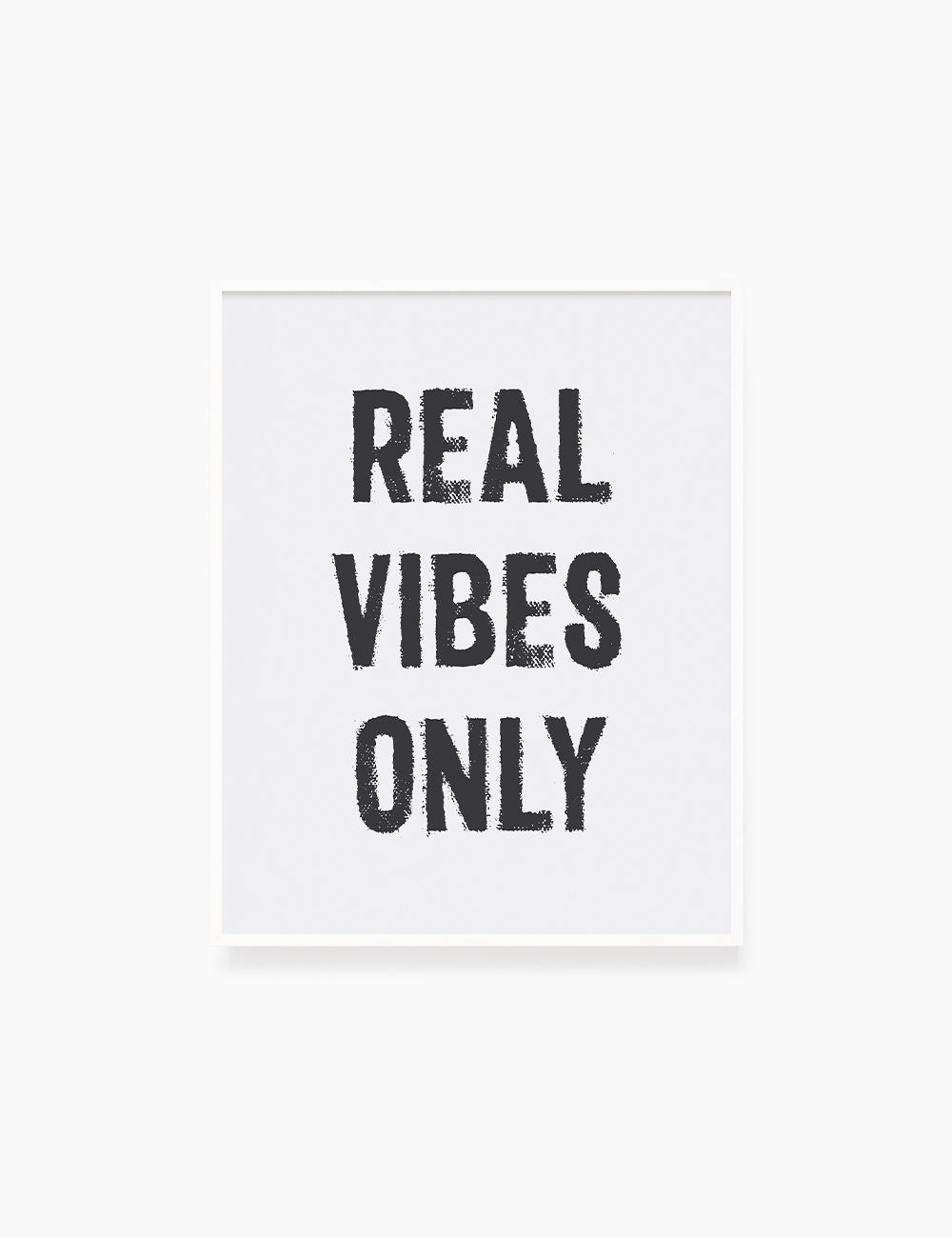 REAL VIBES ONLY. Authenticity Quote. Printable Poster. Printable Wall Art Quote. - PAPER MOON Art & Design